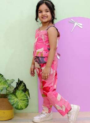 Pink tropical co-ords 2