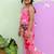 Pink tropical co-ords