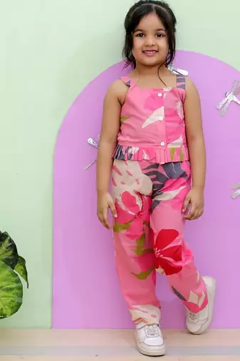 Pink tropical co-ords
