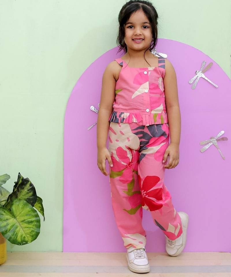 Pink tropical co-ords