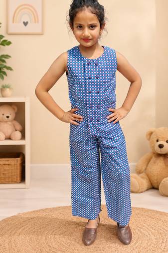 Girls checkered co-ord set
