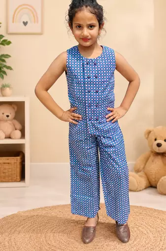 Girls checkered co-ord set