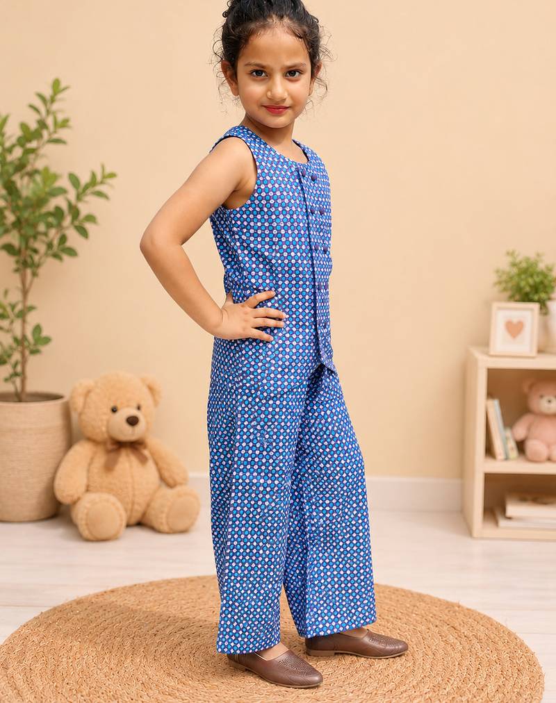Girls checkered co-ord set