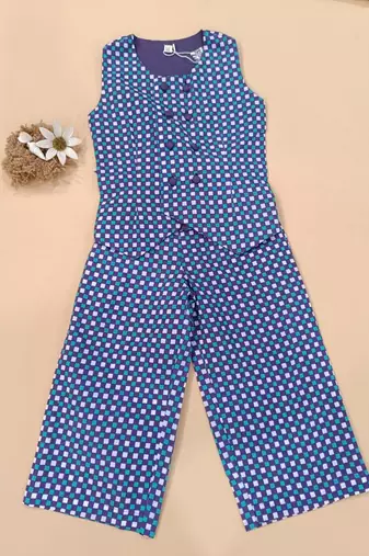 Girls checkered co-ord set