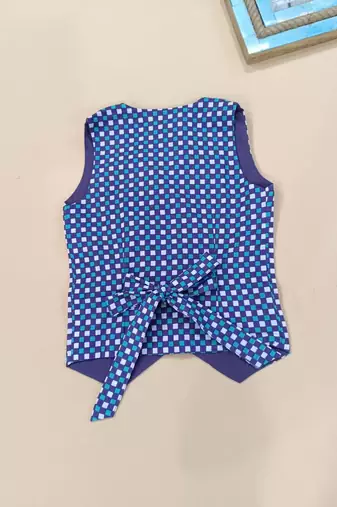 Girls checkered co-ord set