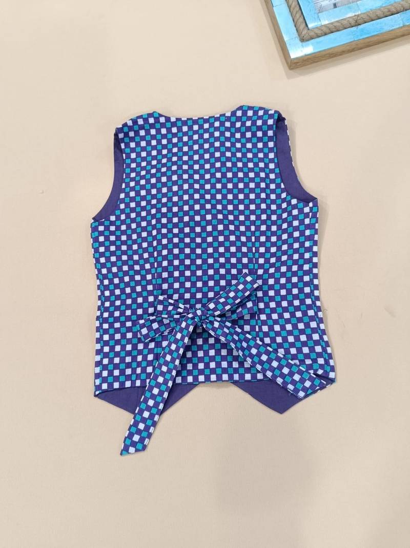 Girls checkered co-ord set