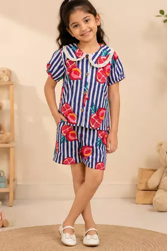 Purple fruit co-ord set