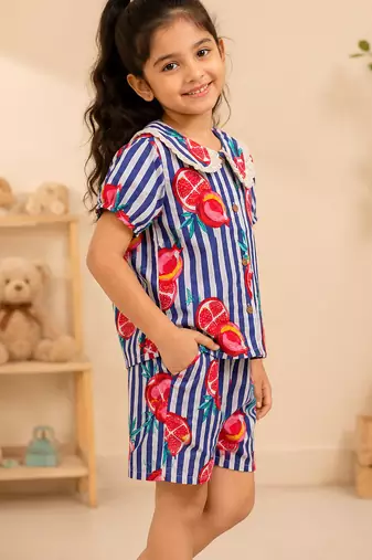 Purple fruit co-ord set