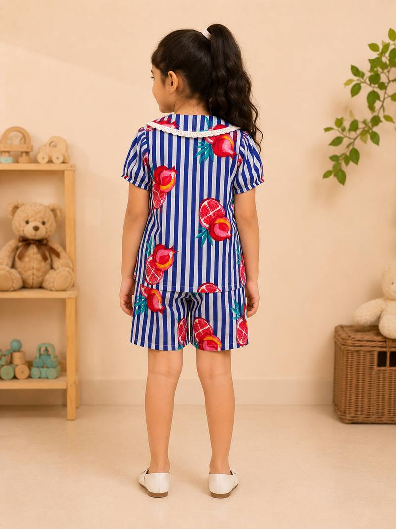 Purple fruit co-ord set