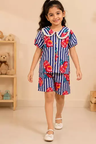 Purple fruit co-ord set