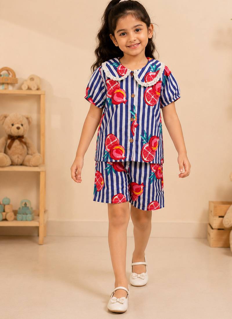 Purple fruit co-ord set