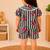 Girls black fruit co-ord