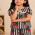 Girls black fruit co-ord