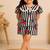 Girls black fruit co-ord