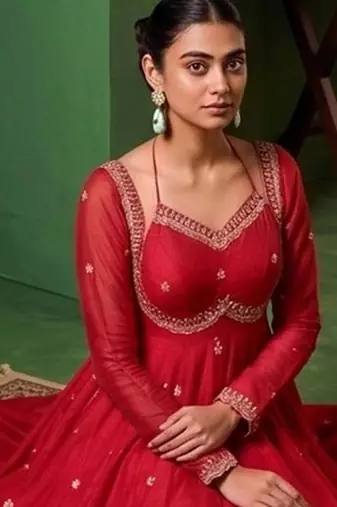 Women Ethnic Motifs Embroidered Empire Kurta with Pyjamas & With Dupatta
