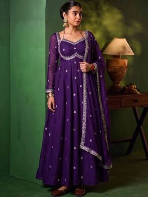Women Ethnic Motifs Embroidered Empire Kurta with Pyjamas & With Dupatta 1