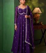 Women Ethnic Motifs Embroidered Empire Kurta with Pyjamas & With Dupatta