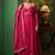 Women Ethnic Motifs Embroidered Empire Thread Work Kurta with Churidar & With Dupatta