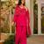 Rani embroidered silk crepe patiala set with chinnon dupatta