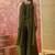 Green embroidery work georgette palazzo salwar suit set with georgette dupatta