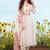 Off white embroidery work cotton chex stitched salwar suit set with soft silk dupatta