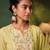 Women Floral Embroidered Empire Thread Work Kurta with Palazzos & With Dupatta