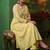 Women Floral Embroidered Empire Thread Work Kurta with Palazzos & With Dupatta