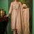 Women Ethnic Motifs Embroidered Regular Thread Work Chanderi Cotton Kurta with Trousers & With