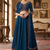 Women's  Black Silk Zari  Embroidery Work Lehenga Choli