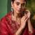 Women Ethnic Motifs Embroidered Regular Thread Work Chanderi Cotton Kurta with Trousers & With