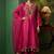 Women Ethnic Motifs Embroidered Regular Thread Work Chanderi Cotton Kurta with Trousers & With