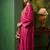Women Ethnic Motifs Embroidered Regular Thread Work Chanderi Cotton Kurta with Trousers & With