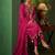 Women Ethnic Motifs Embroidered Regular Thread Work Chanderi Cotton Kurta with Trousers & With
