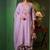 Women Floral Embroidered Regular Thread Work Chanderi Cotton Kurta with Palazzos & With Dupatta