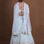 Women's  Sky Blue Silk Zari  Embroidery Work Lehenga Choli