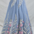 Women's  Sky Blue Net Zari  Embroidery Work Lehenga Choli