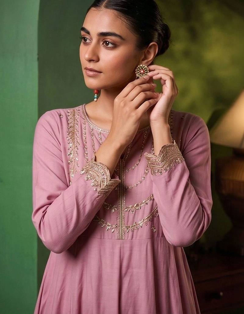Women Ethnic Motifs Embroidered Regular Kurta with Trousers & With Dupatta