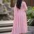 Women Floral Embroidered Empire Thread Work Kurta with Palazzos & With Dupatta