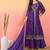 Floral Embroidered Thread Work Kurta With Palazzos & Dupatta