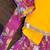 Purple floral lehenga choli