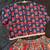 Navy blue floral lehenga