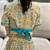 Blue paisley lehenga