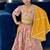 Mustard paisley lehenga