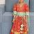 Red kaudi floral lehenga