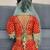 Red kaudi floral lehenga
