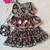 Black block print lehenga
