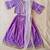 Lavender bandhej lehenga