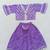 Lavender bandhej lehenga