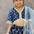 Blue jaal butta lehenga