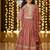Pink ajrakh lehenga choli